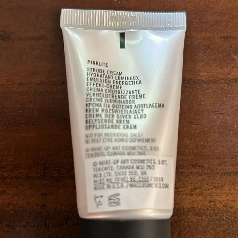 MAC Silk Mittens HAND CREAM : COCONUT 30 ML & Strobe Pinklite &  Ipsy bag new